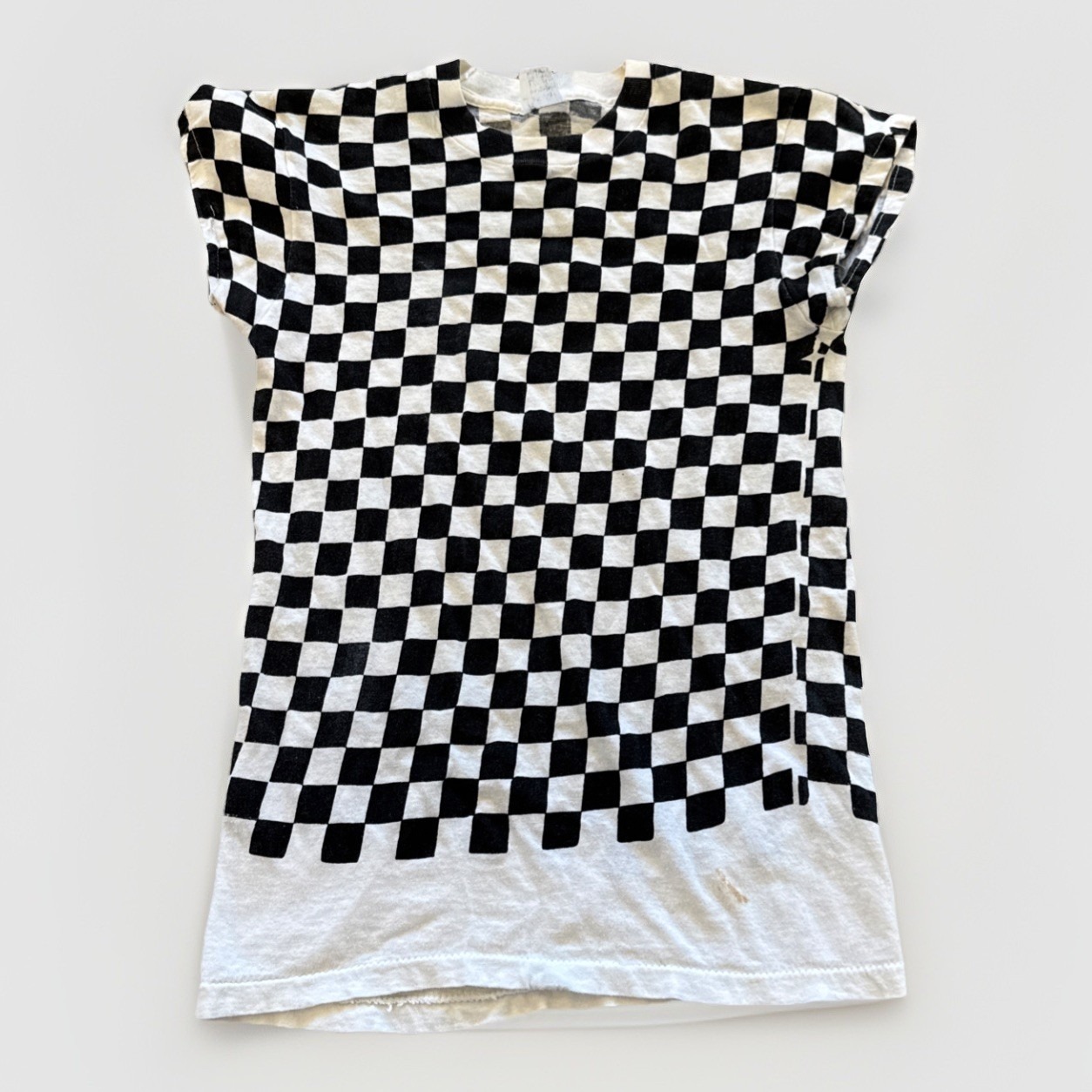 Vintage Checkered Shirt Mens S Bunch Of Artist Punk Rock New Wave 80s